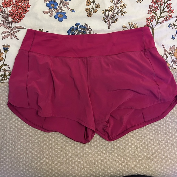 Lululemon speed up short 4inch/10cm inseam - ripened raspberry - Picture 1 of 4